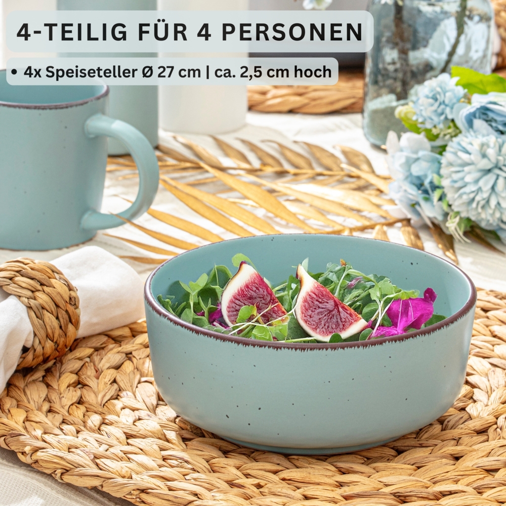 SÄNGER Steingut Schalen Bombay Meeresboden 4 teilig Bild 1