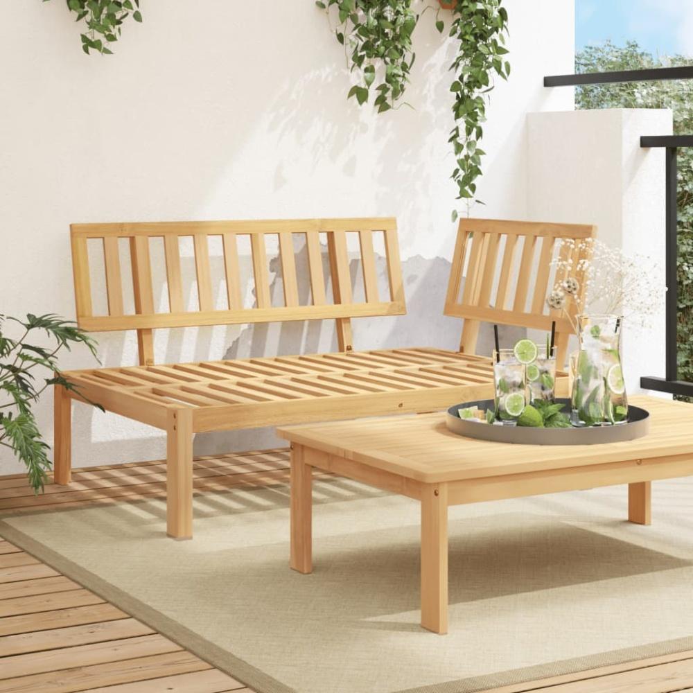 vidaXL Garten-Ecksofa aus Paletten Massivholz Akazie 365849 Bild 1