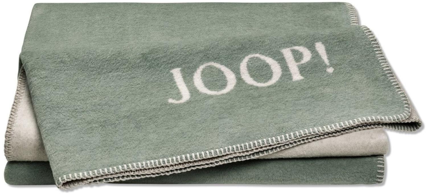 Joop! Wohndecke Kuscheldecke 150x200 cm Doubleface uni jade silber 758781 Bild 1