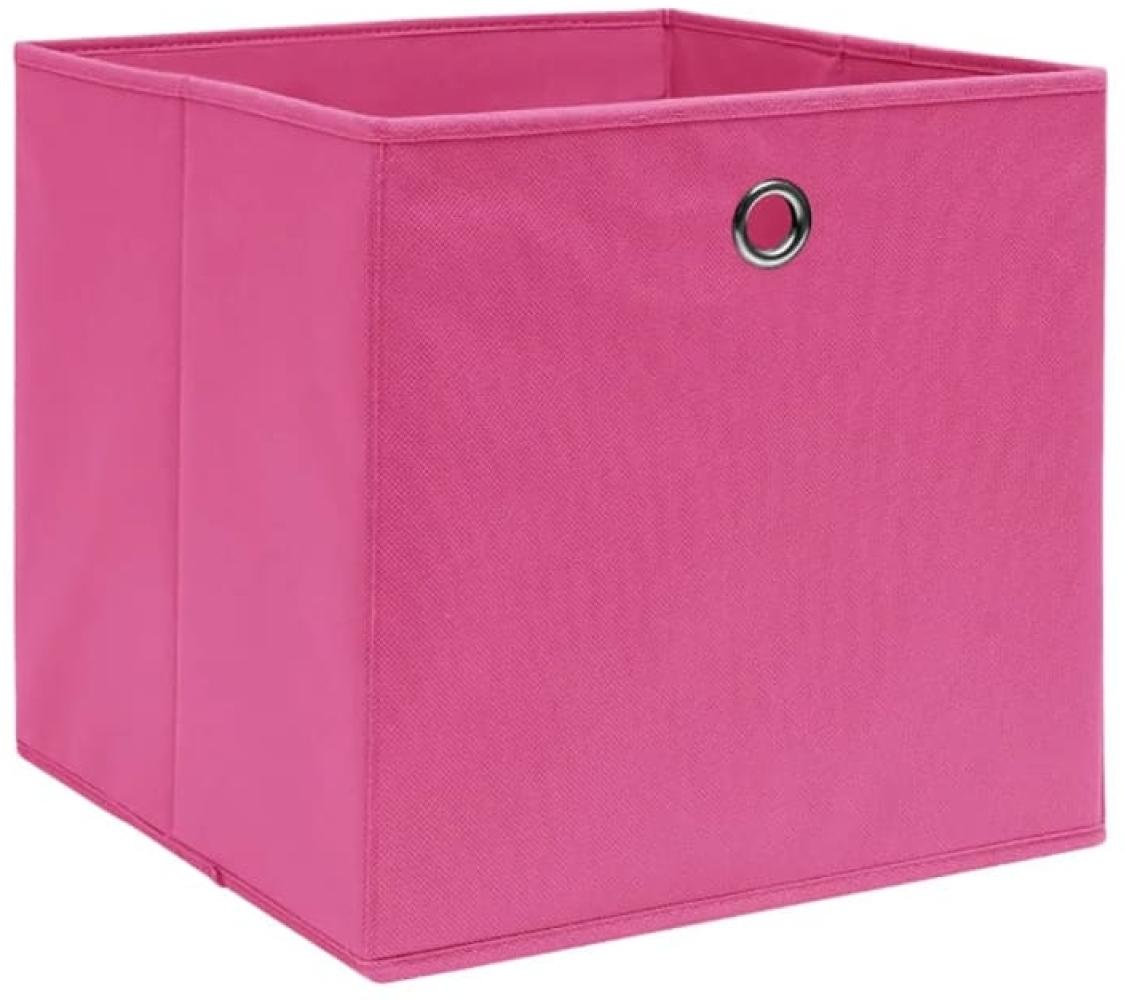 vidaXL Aufbewahrungsboxen 4 Stk. Vliesstoff 28x28x28 cm Rosa 325203 Bild 1