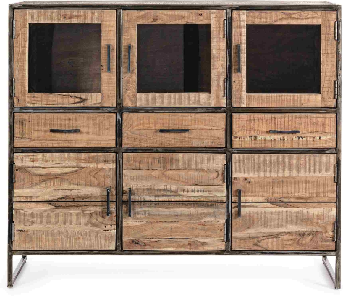 Sideboard Elmer aus Akazienholz, 135 cm Bild 1