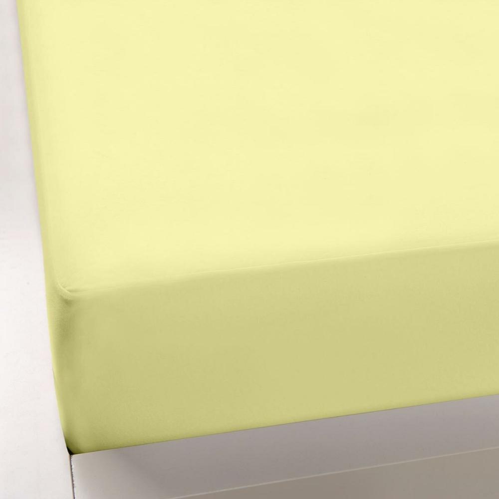 Formesse Jersey Spannbetttuch Bella Gracia | 90x190 - 100x220 cm | limette Bild 1