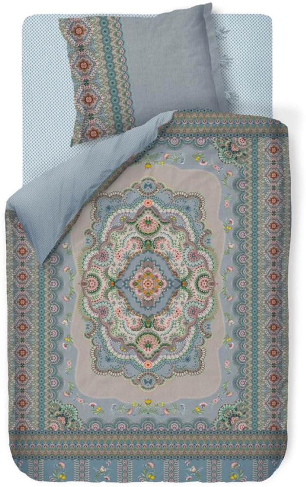 PiP Studio Bettwäsche Majorelle Carpet Blue 135 x 200 + 80 x 80 cm Bild 1