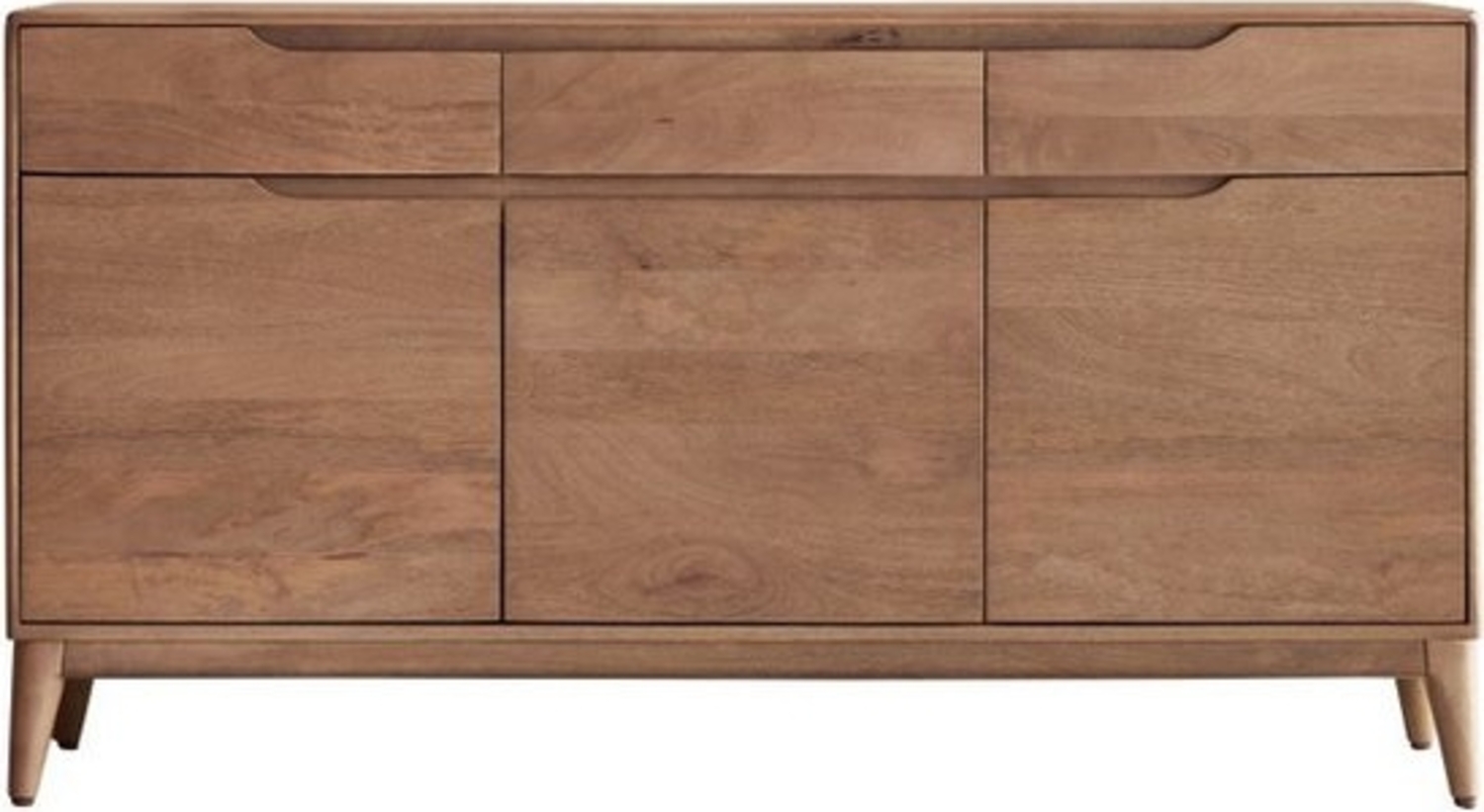 Tikamoon Sideboard Gabrielle Sideboard aus massivem Mangoholz, 150 cm Bild 1