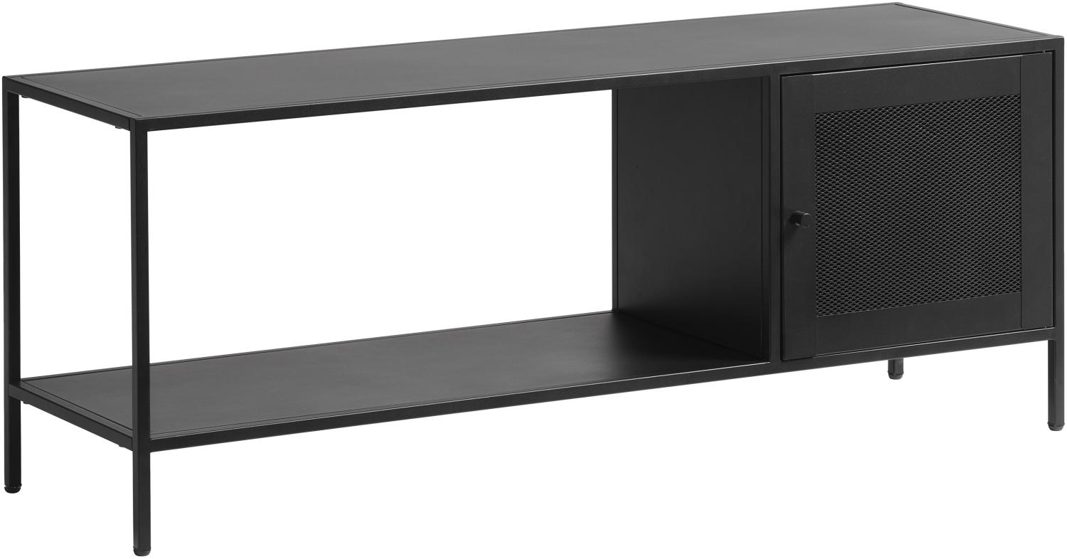 TV-Regal >Malaga< in Schwarz und Gold - 120x45x35 (BxHxT) Bild 1