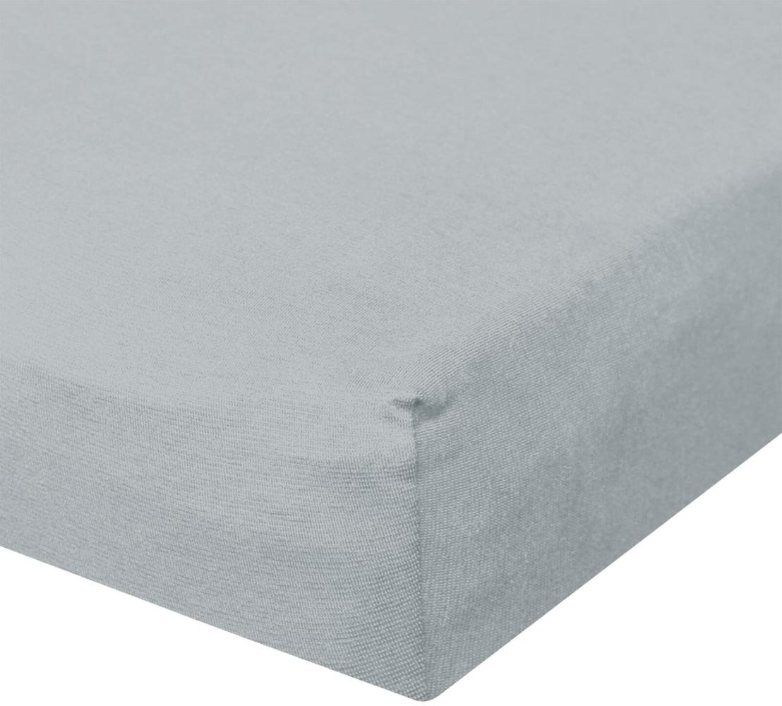 BettwarenShop Jersey Spannbetttuch Ultra-Stretch|200x220 - 220x240 cm| polar Bild 1