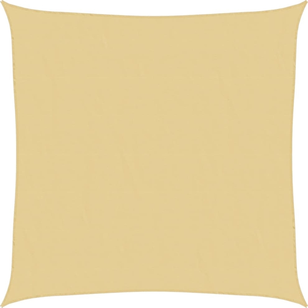 vidaXL Sonnensegel Sandfarbe 3,6x3,6 m 100% Polyester Oxford 4000411 Bild 1