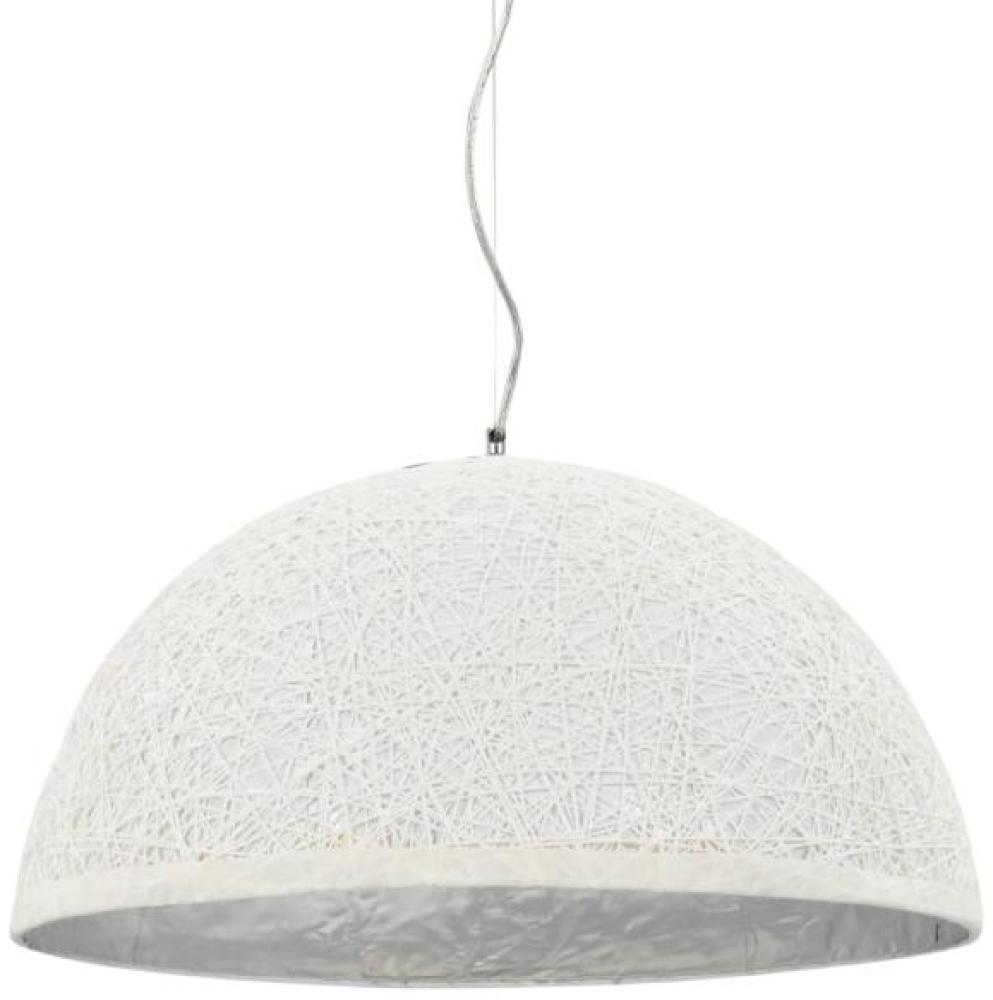 vidaXL Pendelleuchte Weiß und Silbern Ø50 cm E27 50937 Bild 1