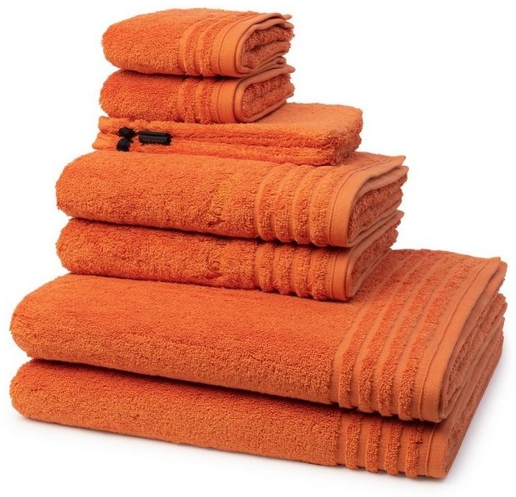 Vossen Vienna Style Supersoft 8 tlg. Frottier-Set - 2 X Handtuch (50 X 100cm), 2 X Duschtuch (67 X 140cm), 2 X Gästetuch (30 X 50cm), 2 X Waschhandschuh (16 X 22cm) - 620 g/m2 - Fiesta Bild 1