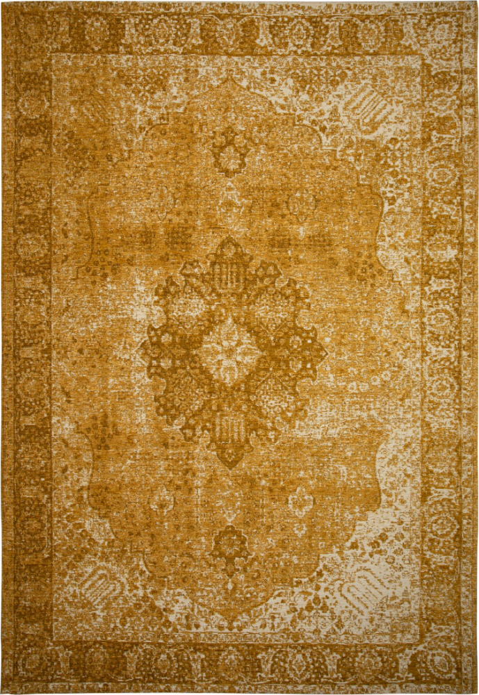 Kadima Design Vielseitiger Vintage Teppich "Coquet Tara". Farbe: Senfgelb, 200x290 cm Bild 1