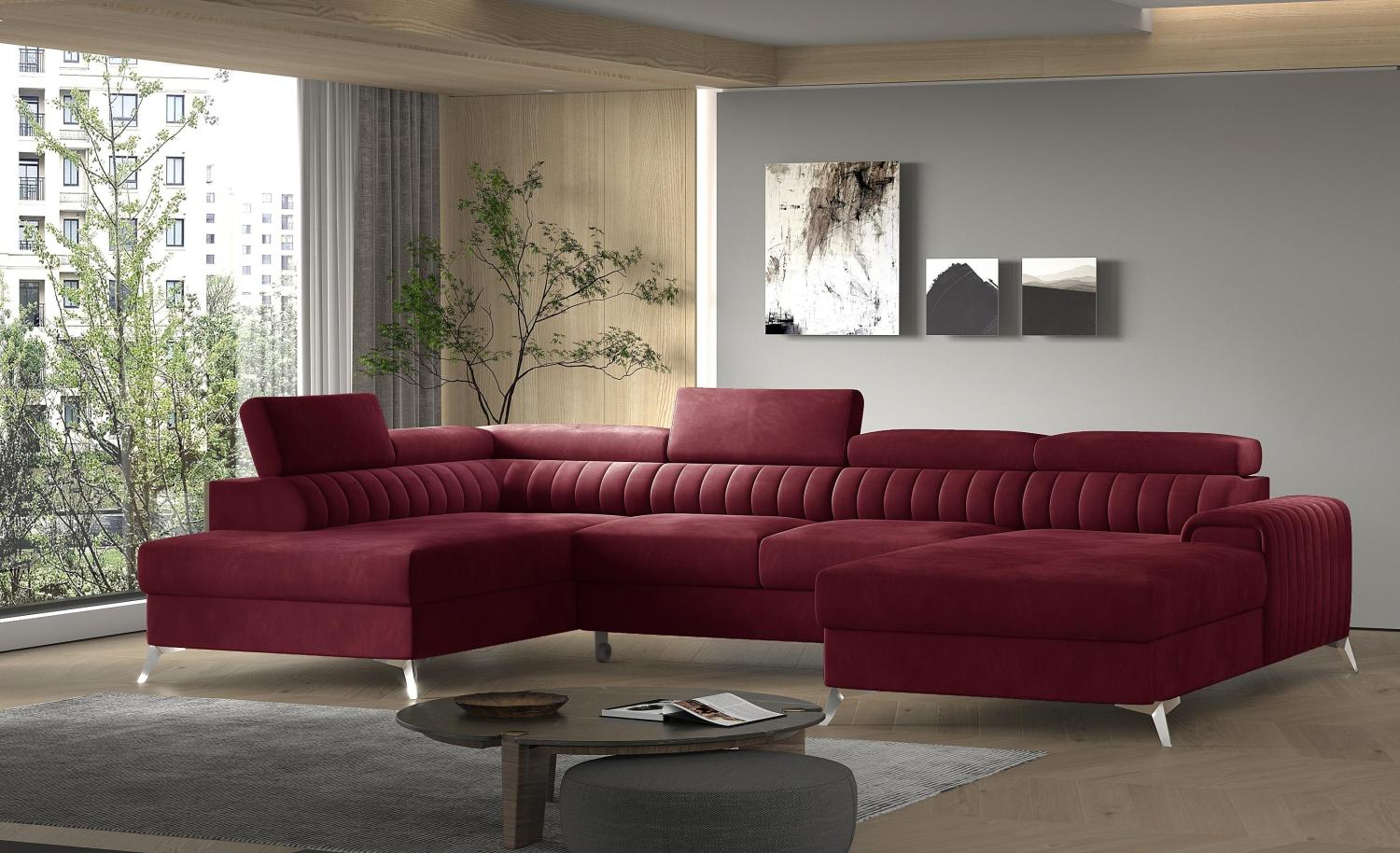 Wohnideebilder Lacante Rot Ecksofas & Eckcouches CO-LAC-LT-25LO Bild 1