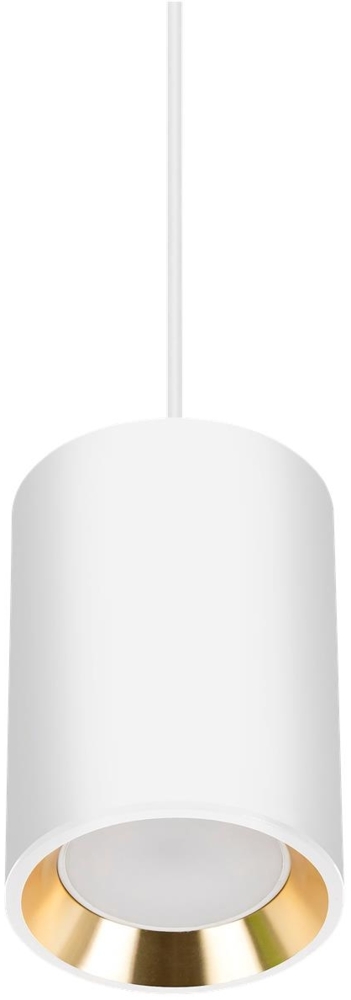 GU10 Strahler ''Chloe Mini'', 250V, IP20, 70x100mm, weiß/gold Bild 1