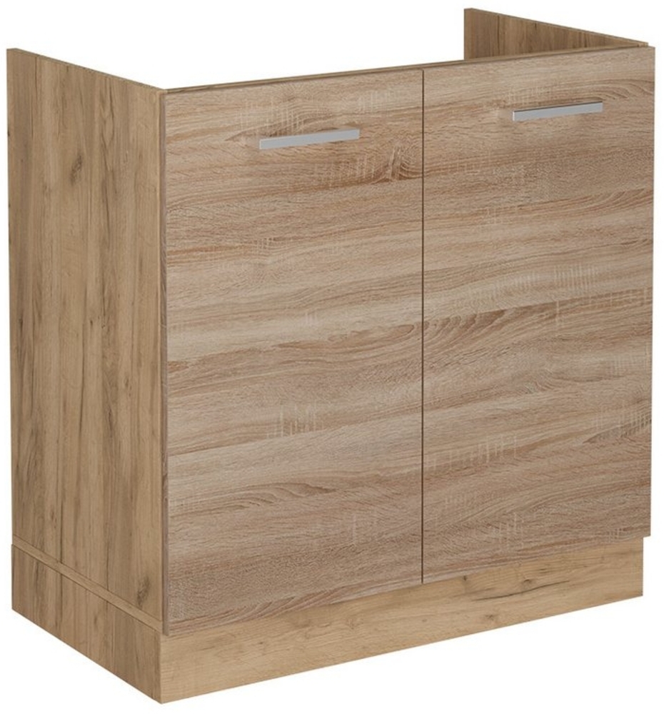 Spülenunterschrank R-Line Sonoma 80 cm ohne Arbeitsplatte Vicco Bild 1