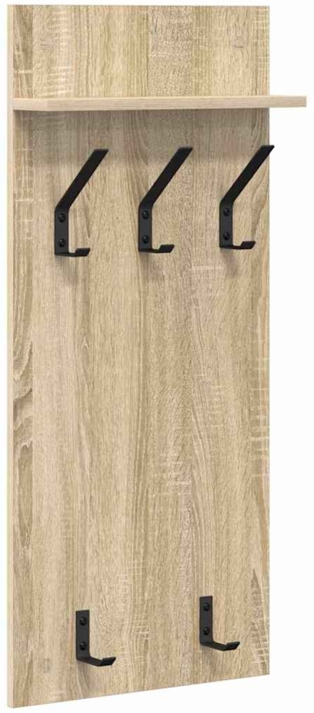 vidaXL Wandmontierter Kleiderständer Sonoma-Eiche 90 x 40 x 10 cm 874453 Bild 1