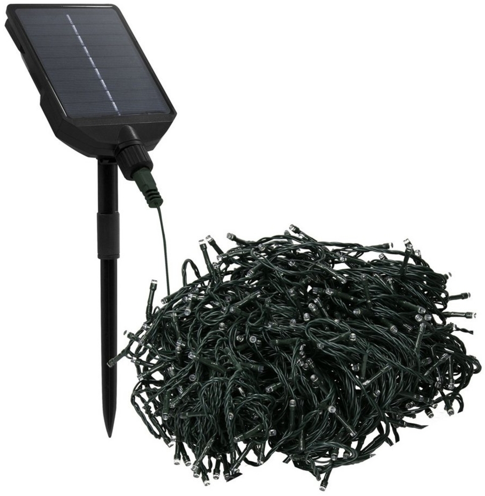 ECD Germany LED-Lichterkette Weihnachtsbeleuchtung Weihnachtslichterkette Christbaumbeleuchtung, Cluster Lichterkette 560 LEDs 11m für Innen & Außen Warmweiß Bild 1