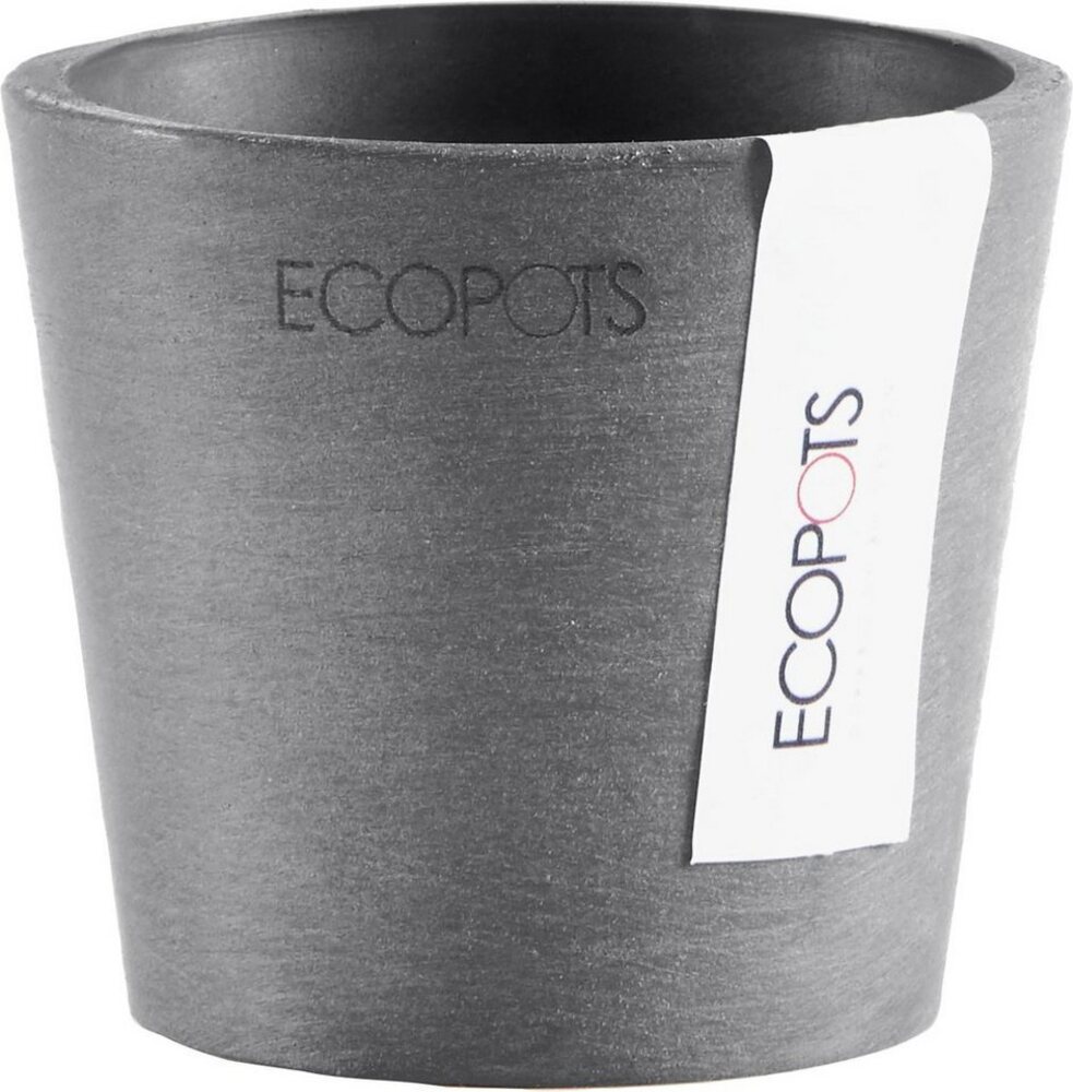 ECOPOTS Blumentopf AMSTERDAM Mini Grey, BxTxH: 8x8x7 cm Bild 1