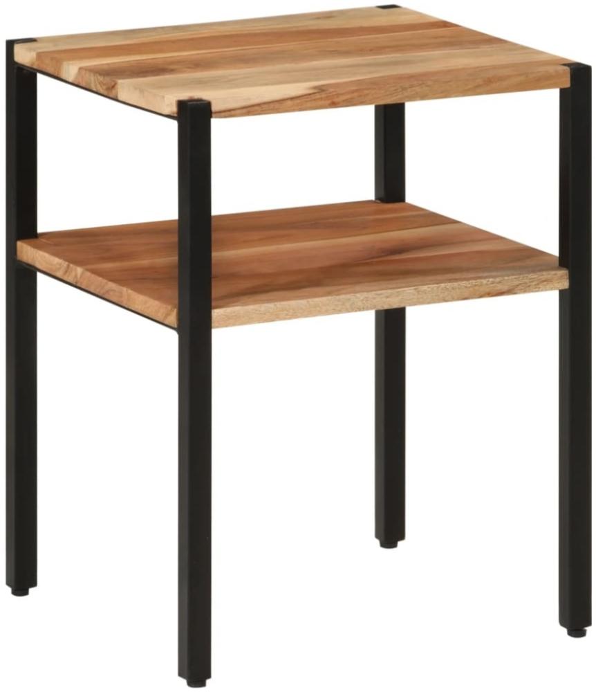 vidaXL Beistelltisch 35x35x45 cm Massivholz Akazie und Eisen 372728 Bild 1
