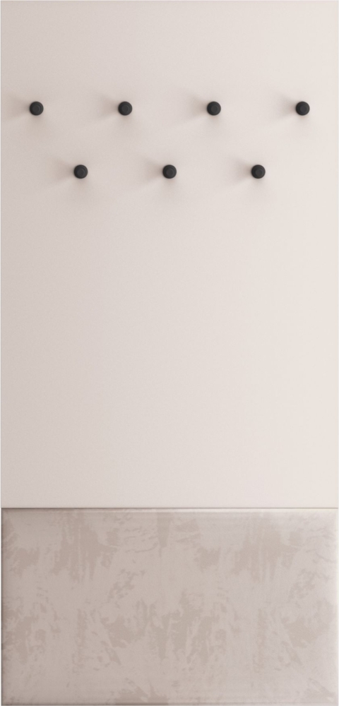 Selsey "Dioce" - Wandgarderobe - 69 cm - graubeige Bild 1