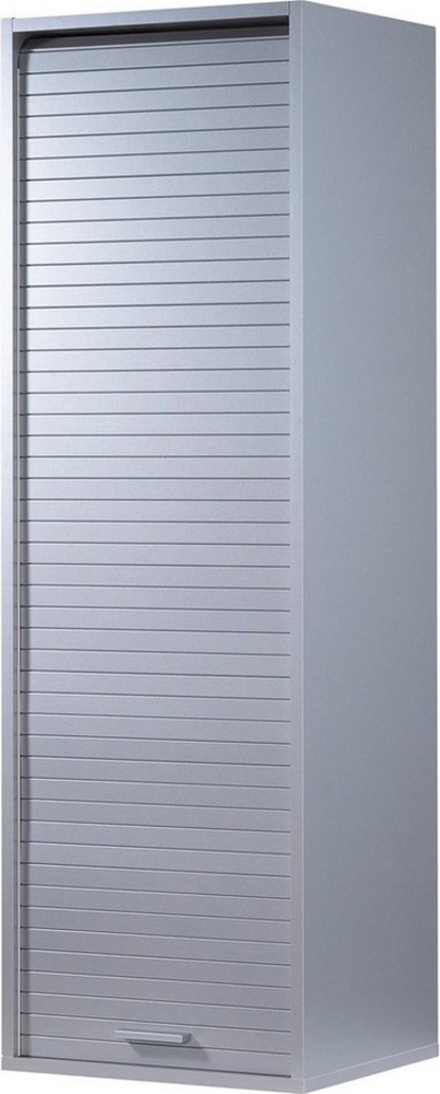 SIMMOB Rollladenschrank COOK124AL Küchenschrank Hochschrank Oberschrank mit Rollladentür Aluminium Bild 1