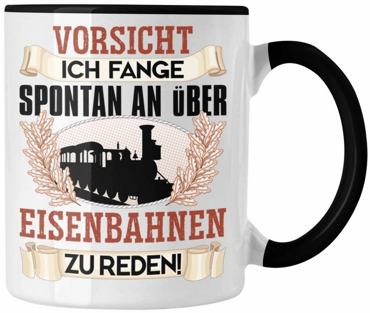 Trendation Tasse Eisenbahner Tasse Geschenk für Modelleisenbahn-Fans Geschenkidee Ich F Bild 1