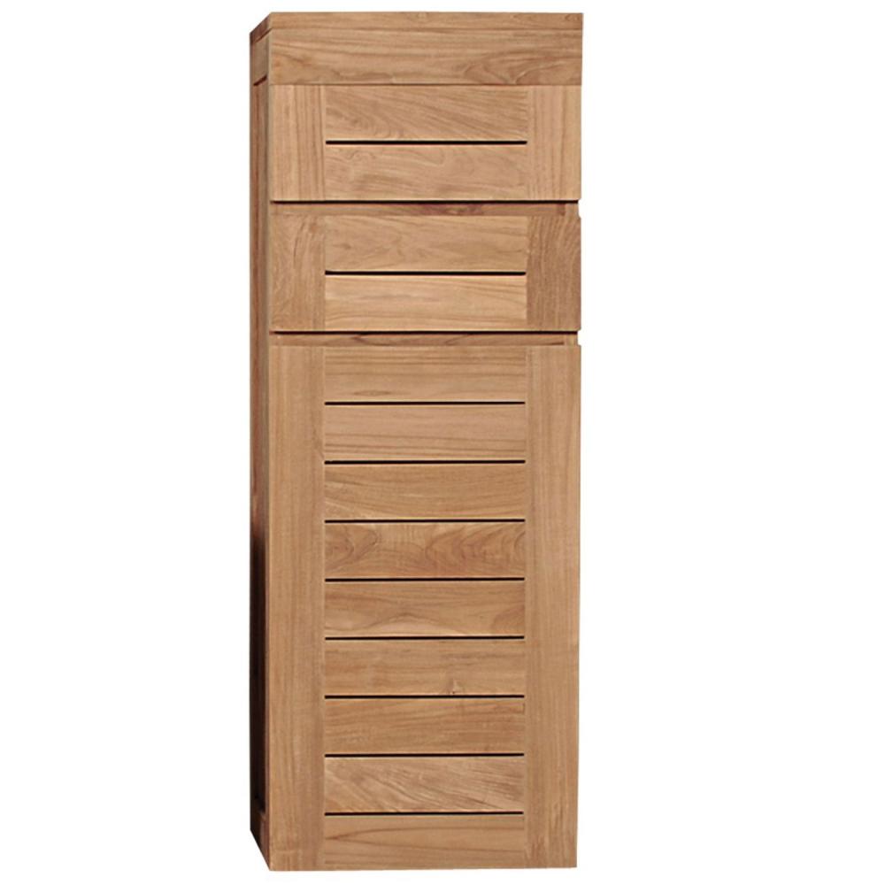 Badezimmerschrank Torsby Teak Massivholz hängend von Teako Design Bild 1