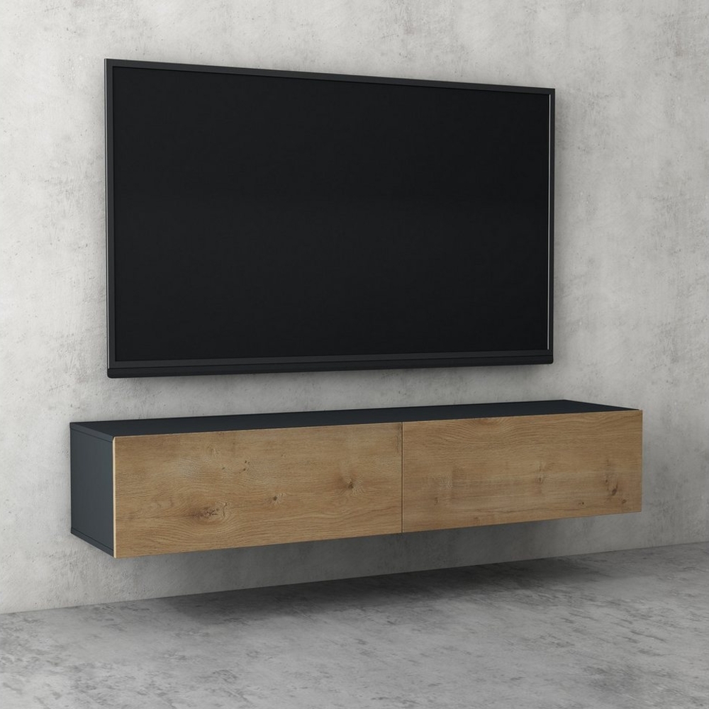 doporro Lowboard TV Schrank Wohnzimmer Fernsehtisch TV-Tisch Modern TV-Lowboard F02 Bild 1