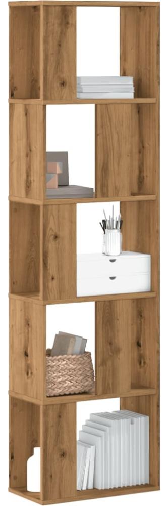 vidaXL Bücherregal 5 Böden Artisan-Eiche 45x23,5x162,5 Holzwerkstoff 852788 Bild 1