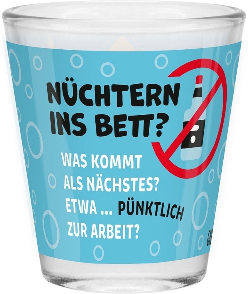 Schnapsglas Shot Stamper Lustiges Motiv Geschenk Sheepworld BETT 074543 Bild 1