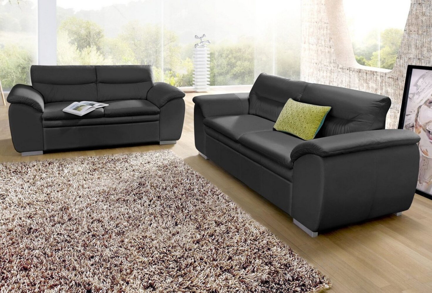 COTTA Polstergarnitur Leandra, Set bestehend aus: 2-Sitzer & 2,5-Sitzer Bild 1