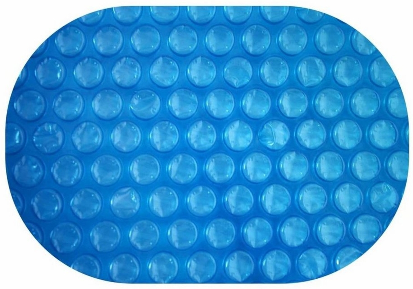 EVOLUTION Solarabdeckplane Solarplane Oval light-blue 300µm Erwärmung Solarfolie Isolierung Pool Bild 1