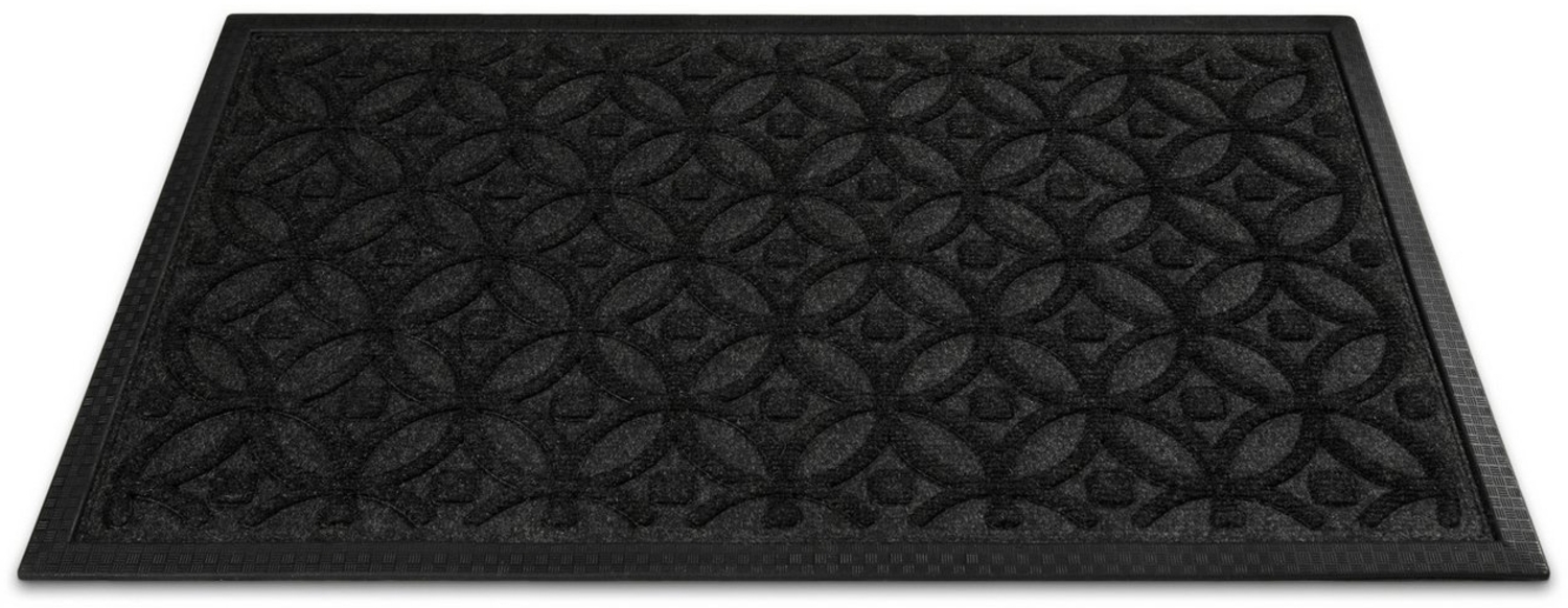 Wecon home Fußmatte Midnight Mosaic, rechteckig, Höhe: 4 mm, pflegeleicht, rutschfest, Ornamente, Innen & Außen, Schmutzfangmatte Bild 1