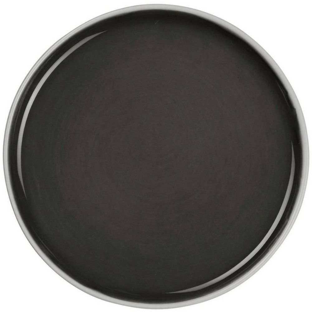 ASA SELECTION Brotteller Vesperteller SEMANA, Ø 14,5 cm, Schwarz, (1 St), aus Steinzeug Bild 1