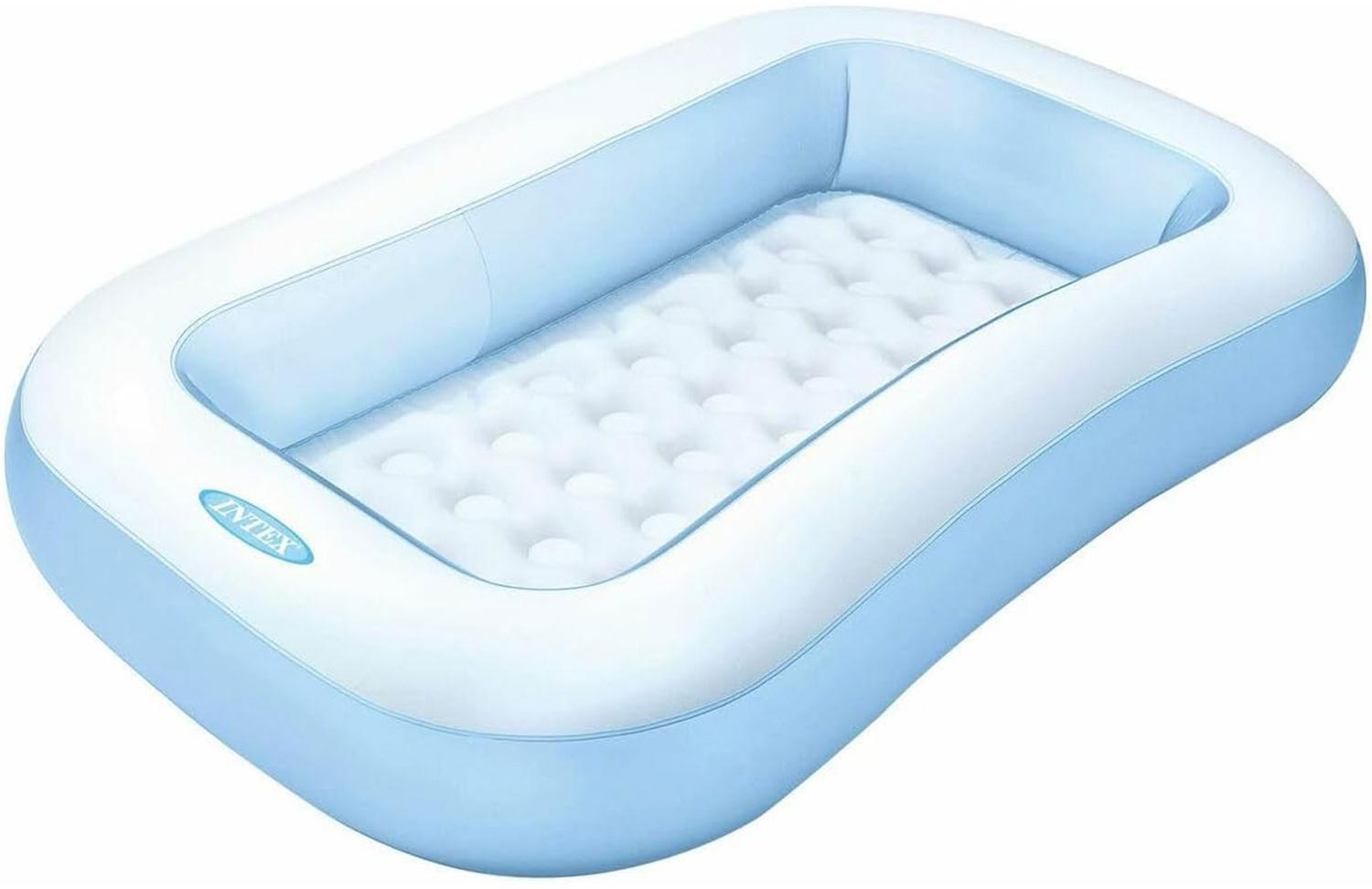 Intex kleiner Kinderpool / Babypool blau-weiß. 166 cm Bild 1