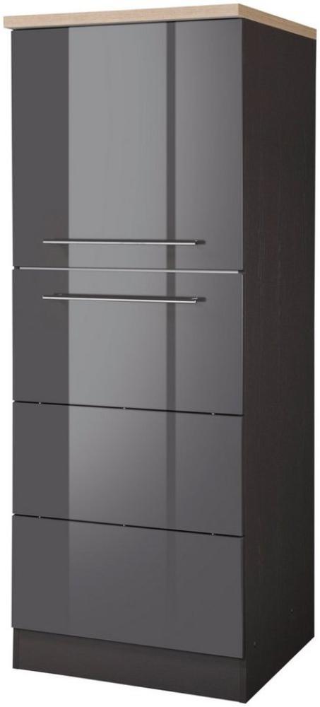 KOCHSTATION Seitenschrank KS-Wien Breite 60 cm, Höhe 165 cm, Türanschlag wechselbar Bild 1