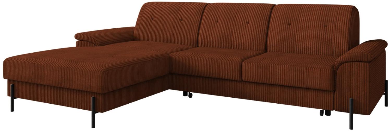 Ecksofa Eztano Cord (Farbe: Poso 39, Seite: Links) Bild 1