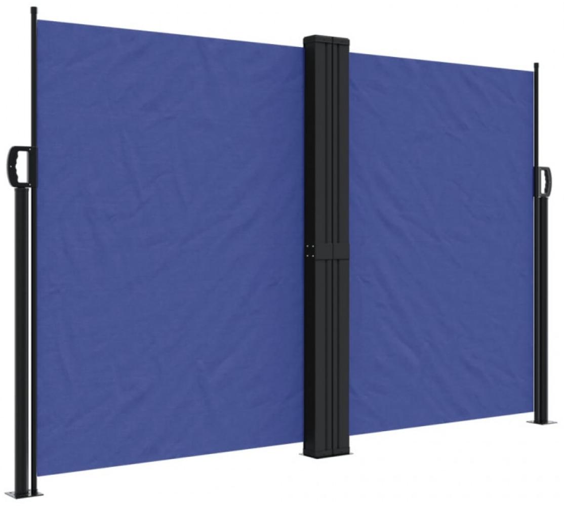 vidaXL Seitenmarkise Ausziehbar Blau 160x600 cm 4004626 Bild 1