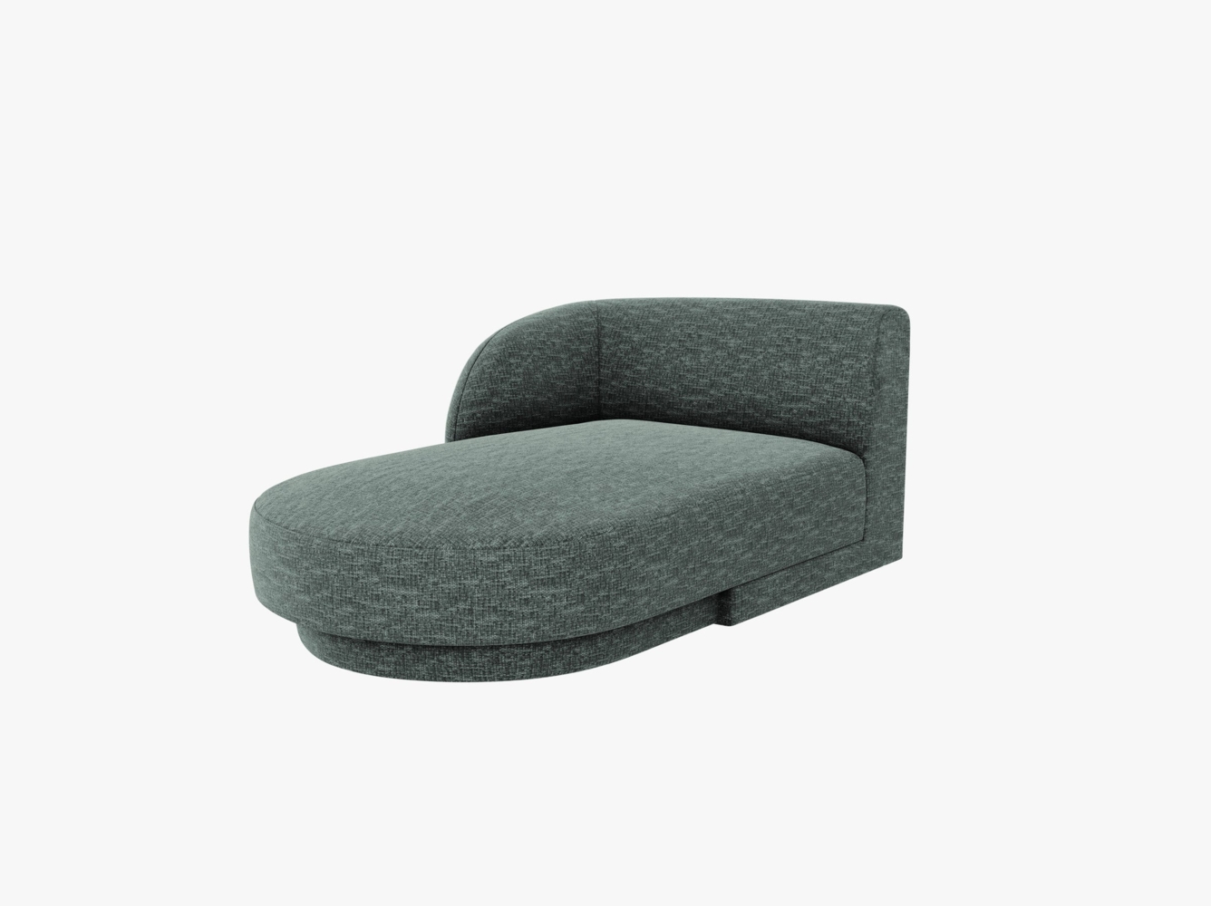 Micadoni Modul Miley 2-Sitzer Links Chenille Petrol Bild 1