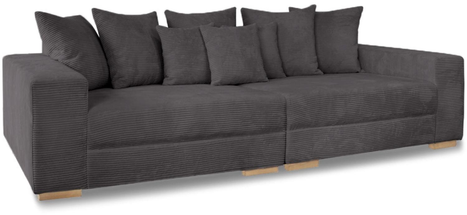 Adrian Big Sofa, Lincoln - Graubraun Bild 1