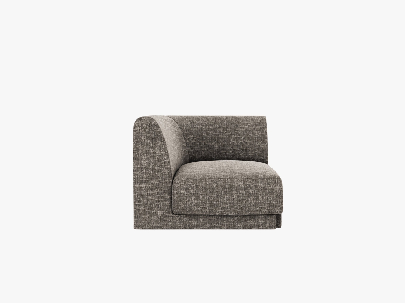 Micadoni Modul Ecke Miley Chenille Grau Bild 1
