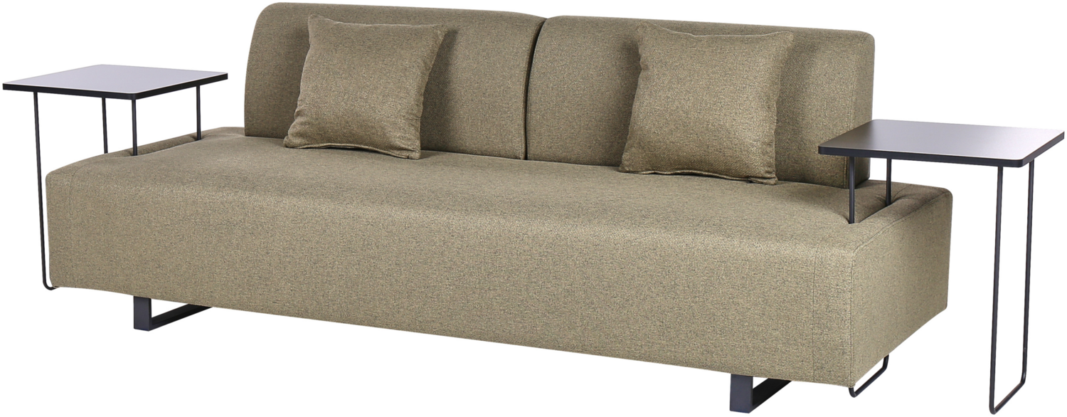 3-Sitzer-Sofa mit Beistelltischen grün SOKNA Bild 1