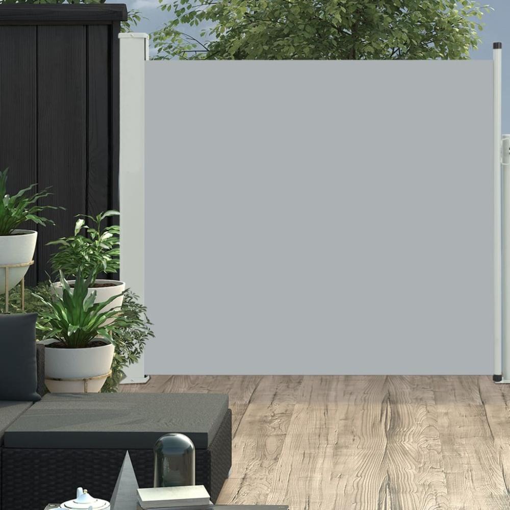 vidaXL Ausziehbare Seitenmarkise 170×300 cm Grau 48368 Bild 1