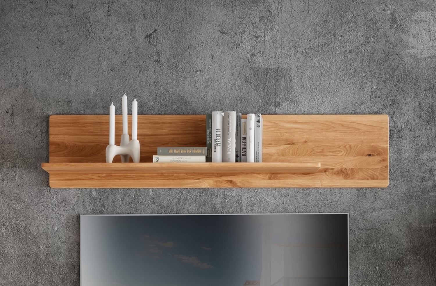 Wandboard 149cm "Belfast" Wildeiche massiv Bild 1