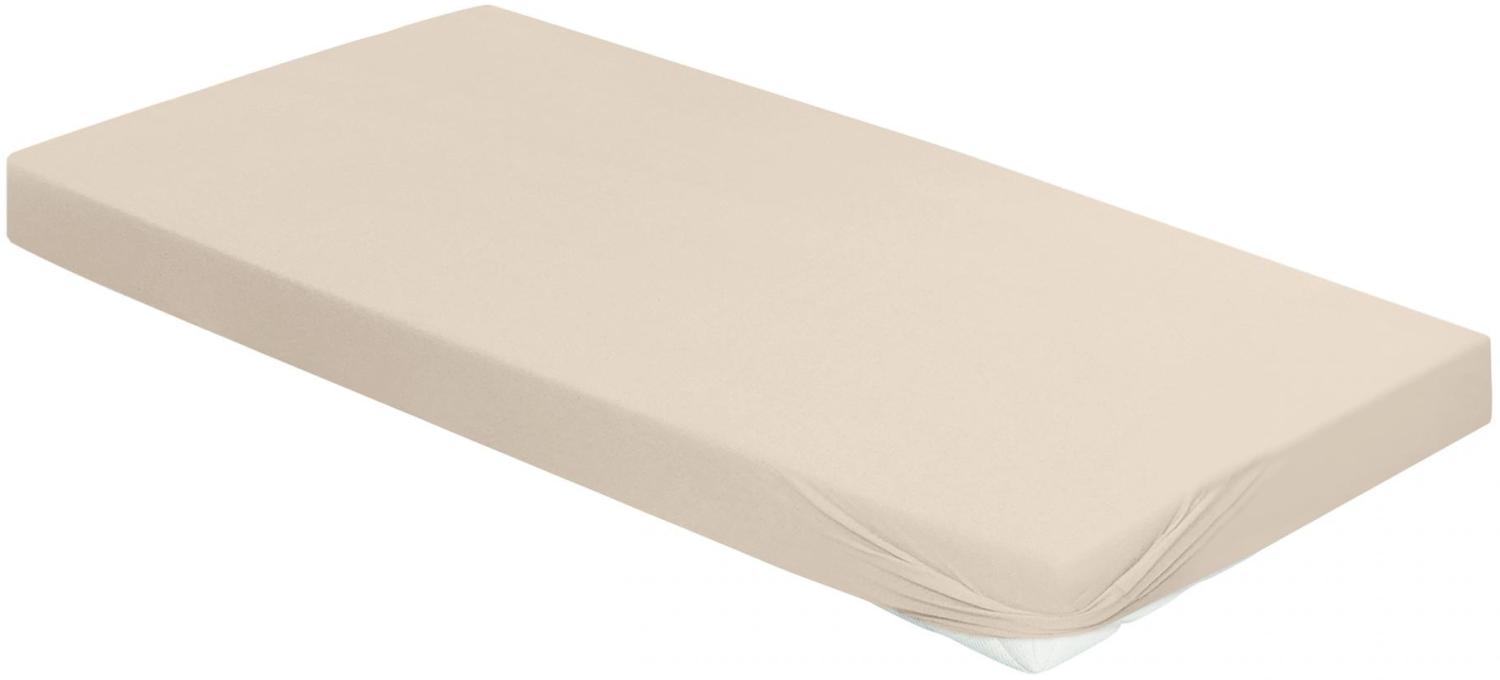 Irisette Mako-Jersey Betttuch Jupiter 0008 creme 150x200 cm 8-87 creme Bild 1