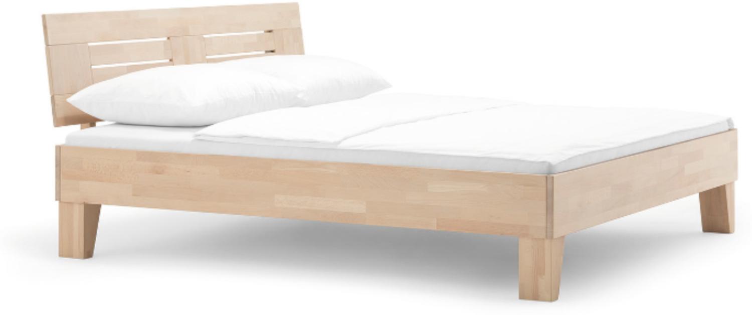 Dico Massivholz-Bettrahmen Komforthöhe 375.26 mit Kopfteil Größe: 120 x 220 cm Bild 1