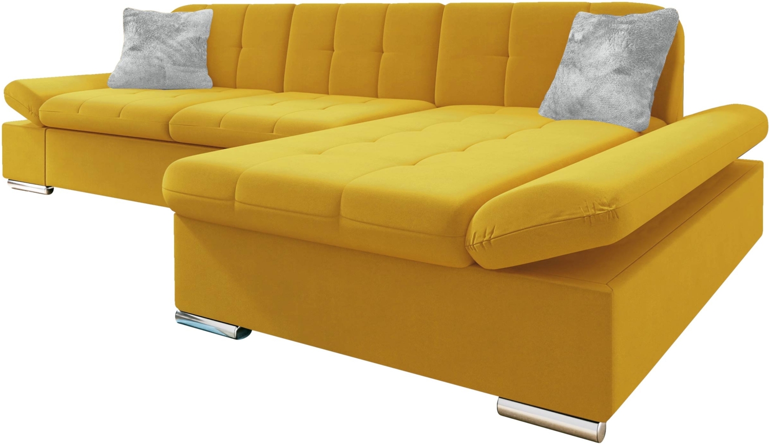 Ecksofa Malwi Premium (Farbe: Otusso 14 + Otusso 14 + Sorriso 04, Seite: Rechts) Bild 1