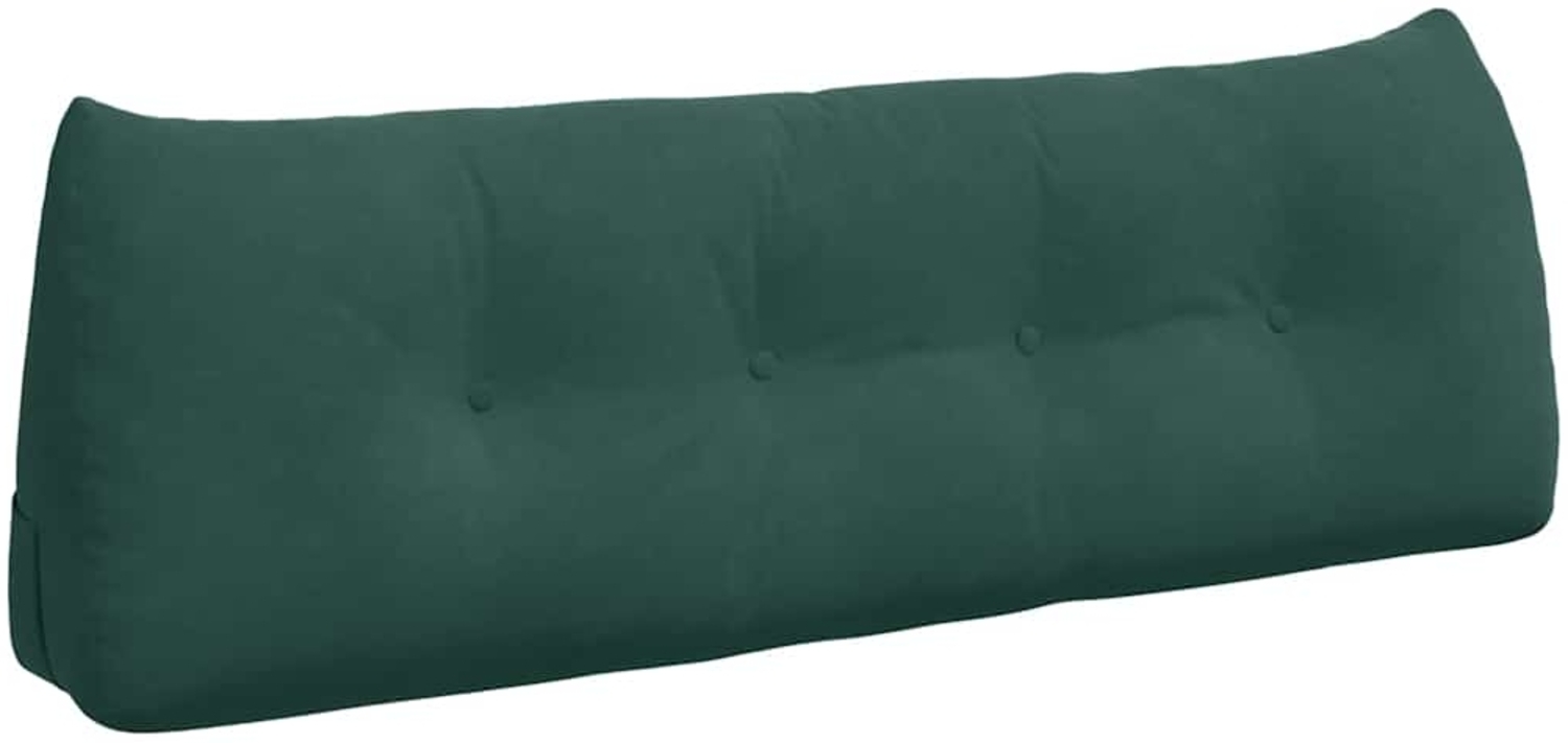 vidaXL Rückenkissen Dunkelgrün 140 x 24 x 50 cm Samt 42014518 Bild 1