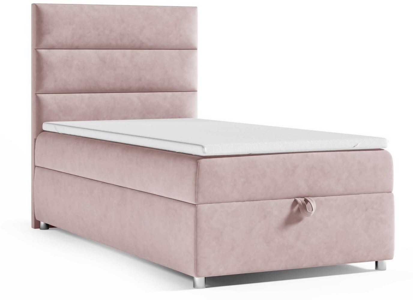 Best for Home Boxspringbett mit Bettkasten Trinity K-4 SINGLE Bonellfederkern inkl. 7 cm Topper (70x200 80x200 90x200 100x200 cm), verschiedene Liefermöglichkeiten, TOP Preis-Leistungs-Verhältnis Bild 1