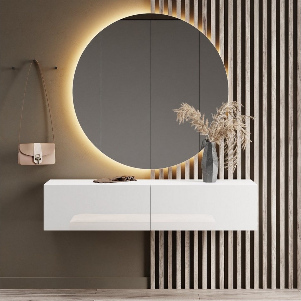 Planetmöbel Garderoben-Set Garderobenschrank Flur 140 cm, verschiedene Farben, (Garderobenschrank, Wandgarderobe hängend oder stehend), in verschiedenen Farben Bild 1