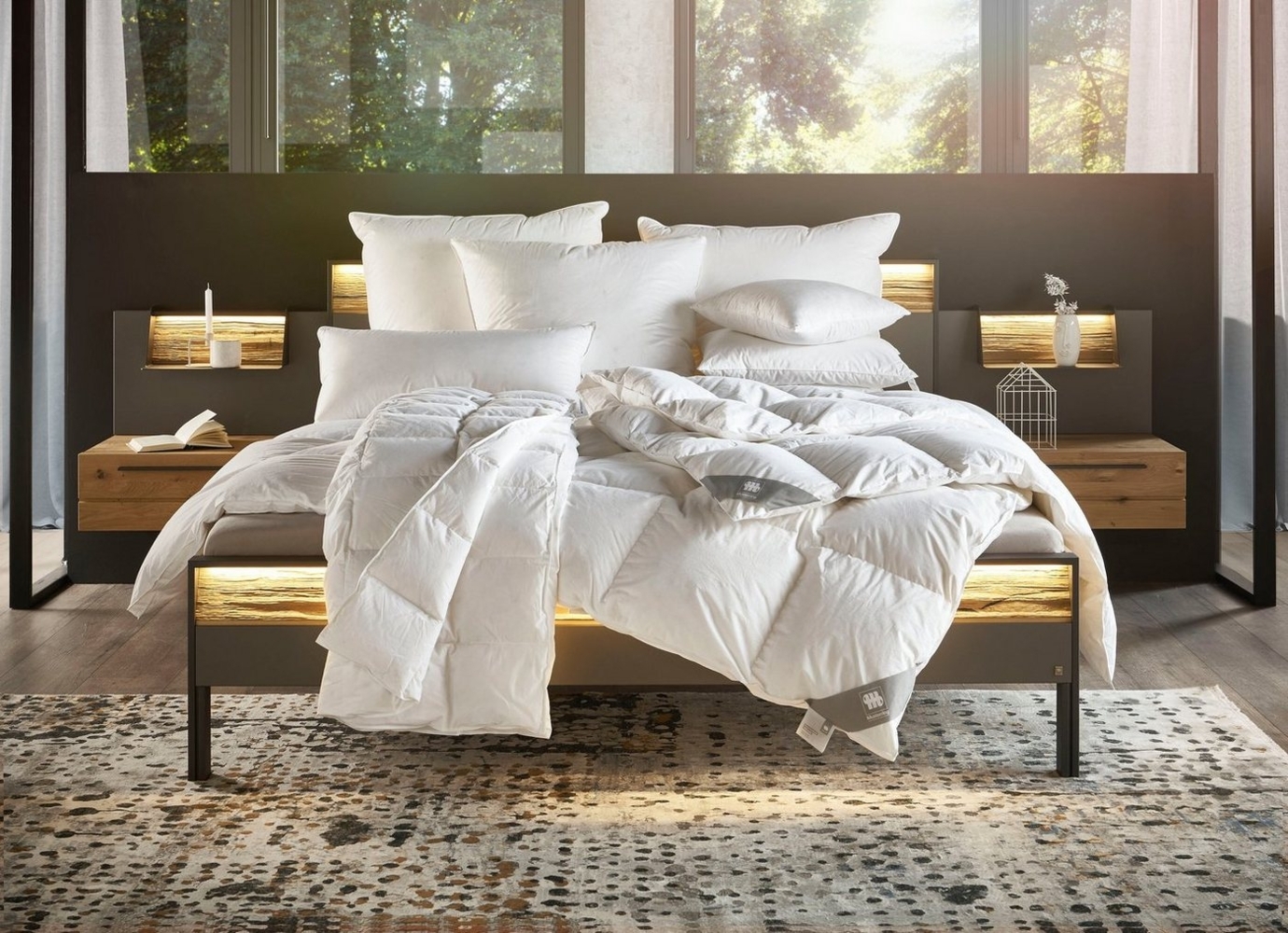 Musterring Daunenbettdecke Dreamz, Füllung: 100% Daunen, Bezug: 100% Baumwolle, Bettdecke 135 x 200 cm & weiter Größen. Hergestellt in Deutschland Bild 1