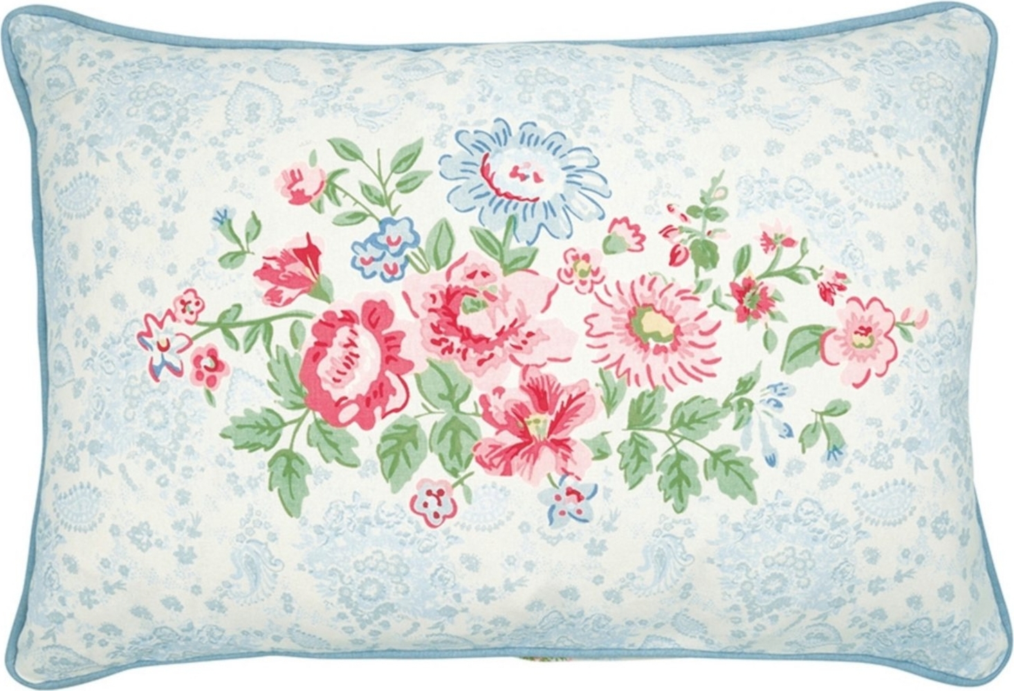 Greengate Kissenhülle Ailis Kissenhülle white pieceprinted 40 x 60 cm Bild 1